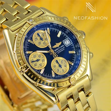 breitling gold watch|breitling gold watch price.